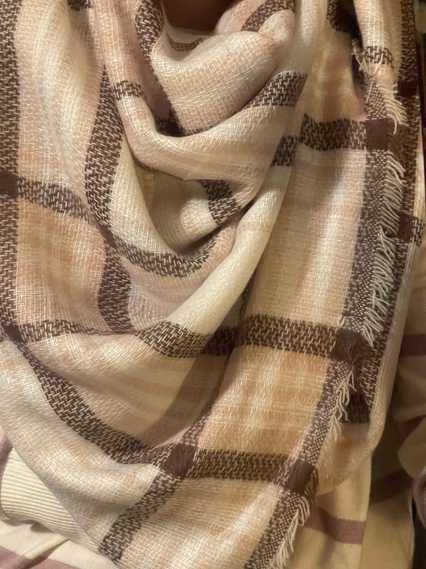 Baby doll blanket scarf