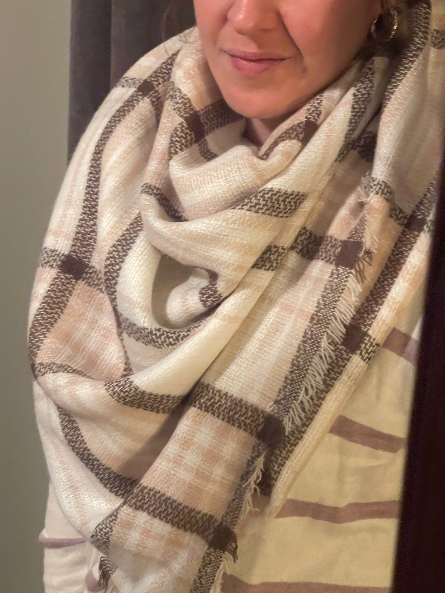 Baby doll blanket scarf