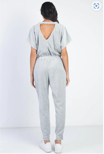 Heather Grey Jump Suit