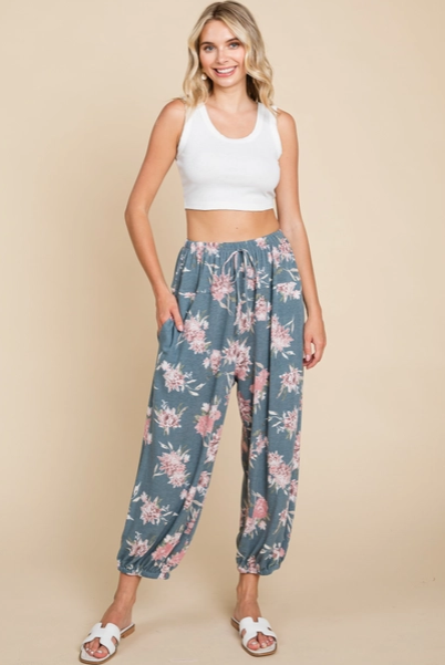 Floral Casual Joggers