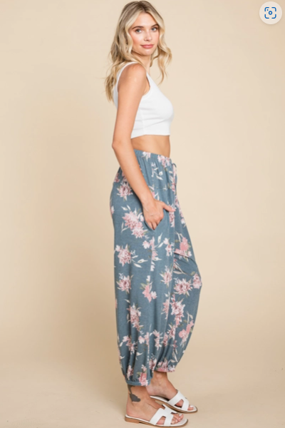 Floral Casual Joggers