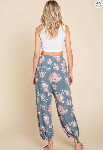 Floral Casual Joggers